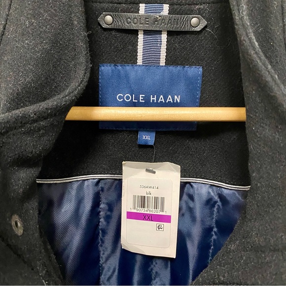 NWT Cole Haan XXL wool Coat - Picture 5 of 13